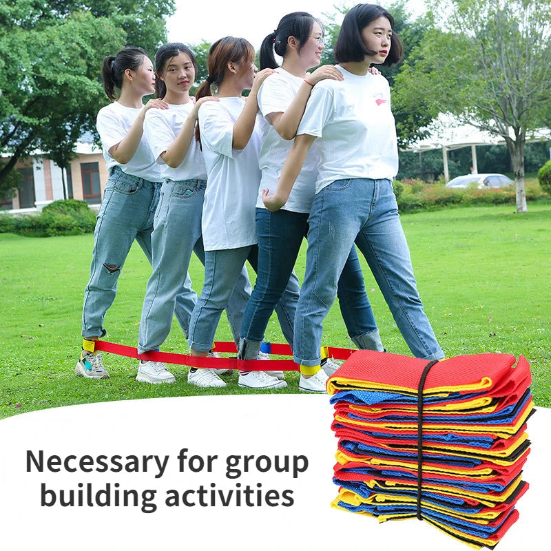 Children Group Outdoor Games Sports Toy Giant Footsteps Group Building Fun Training Adult Team Competition Interactive Equipment