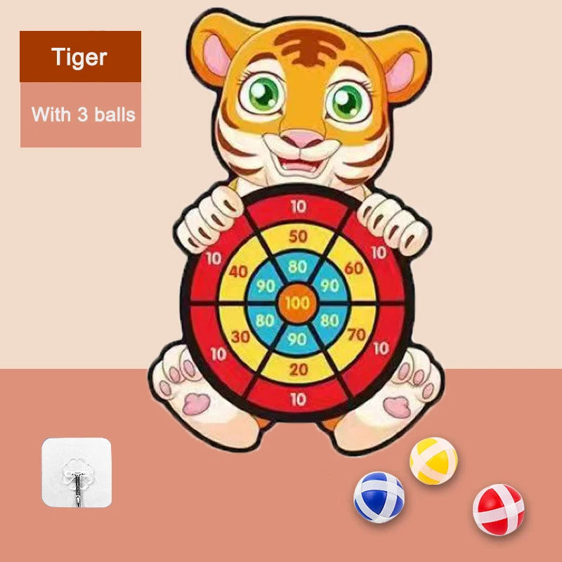 Toddler Educational Toys for Kids Children's Dart Board Games Indoor Outdoor Party Play Sports Games Dartboard with Sticky Balls