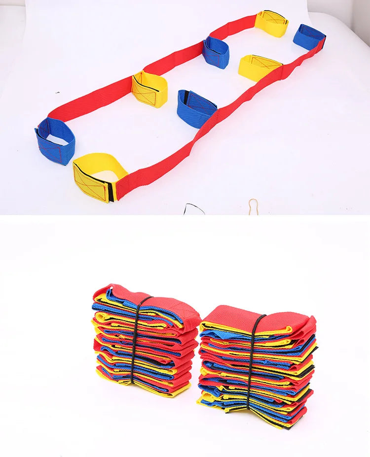 Children Group Outdoor Games Sports Toy Giant Footsteps Group Building Fun Training Adult Team Competition Interactive Equipment