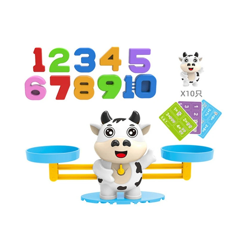 Montessori Math Toy Monkey Balance Baby Montessori Educational Games Number Toy Educational Learning Toys Teaching Material