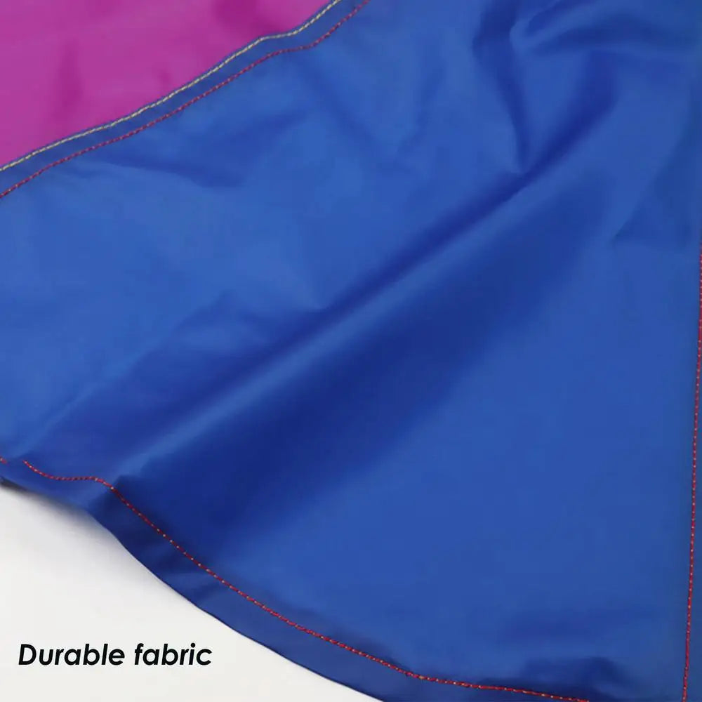 Dia 2-3m Child Kid Sports Development Outdoor Rainbow Umbrella Parachute Toy Jump-sack Ballute Play Outdoor Games For Kids