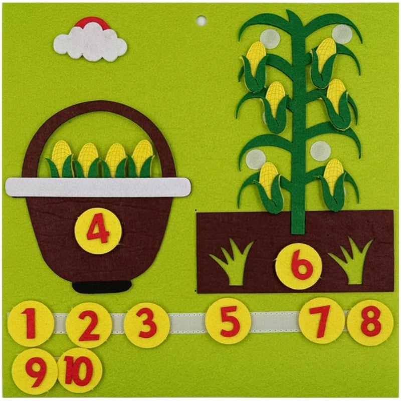 Mathematics Paste Board Math Toys Montessorian Toy Children Educational Pedagogical Learning Didactic Number Education Hobbies