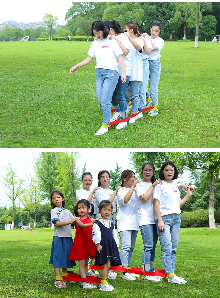 Children Group Outdoor Games Sports Toy Giant Footsteps Group Building Fun Training Adult Team Competition Interactive Equipment