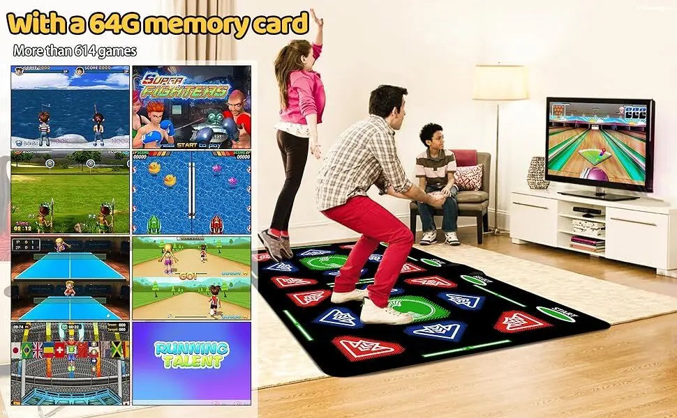 Plush material dance blanket for two people/suitable for family interactive games/dancing/sports/puzzle