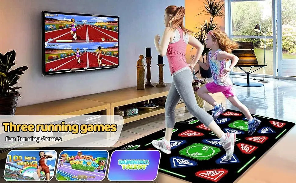 Plush material dance blanket for two people/suitable for family interactive games/dancing/sports/puzzle