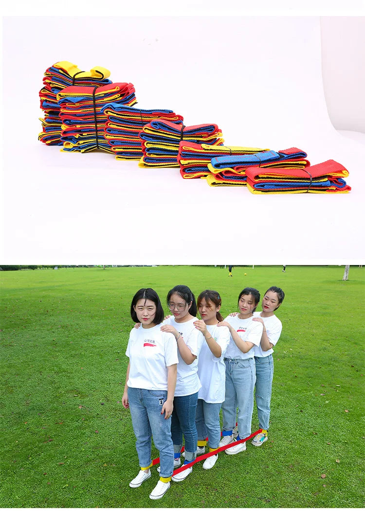 Children Group Outdoor Games Sports Toy Giant Footsteps Group Building Fun Training Adult Team Competition Interactive Equipment