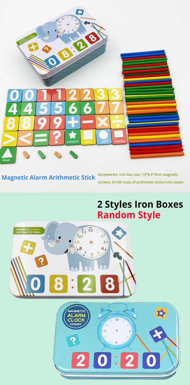 Kids Teaching Aids Plus Subtraction Toy Early Teaching Number Learning Digital Arithmetic Stick