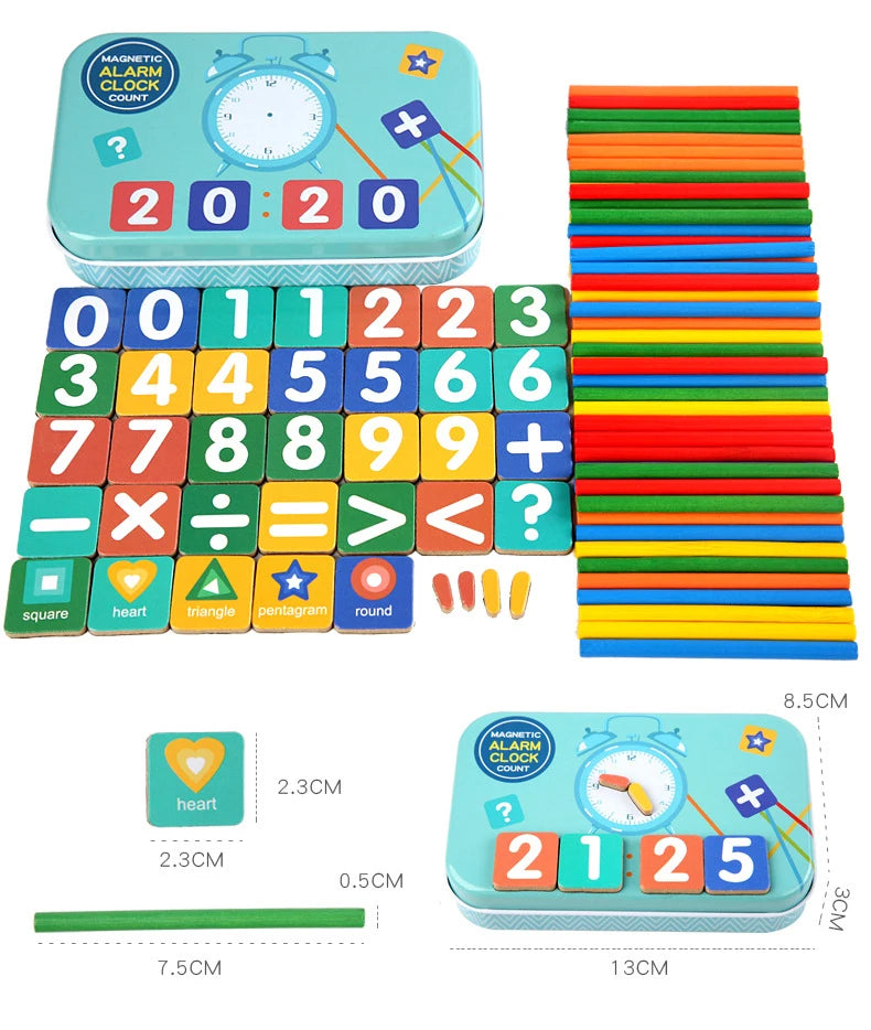 Kids Teaching Aids Plus Subtraction Toy Early Teaching Number Learning Digital Arithmetic Stick