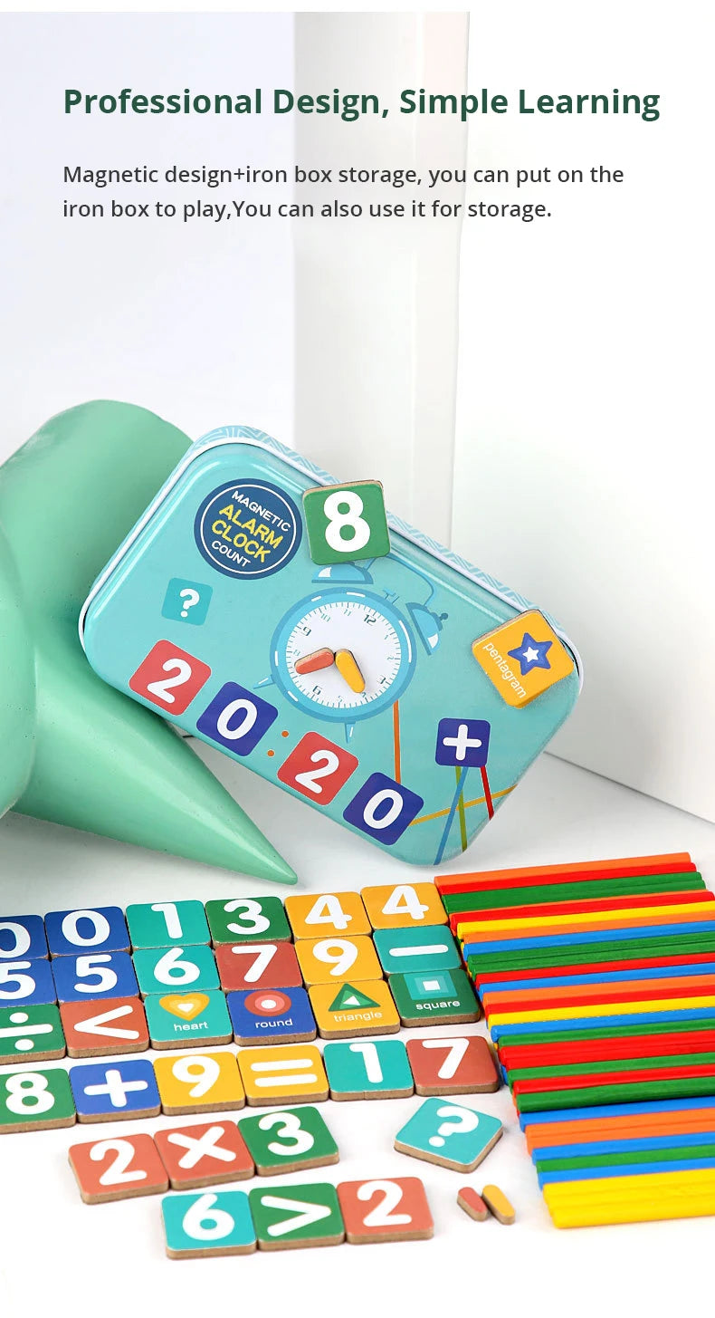Kids Teaching Aids Plus Subtraction Toy Early Teaching Number Learning Digital Arithmetic Stick