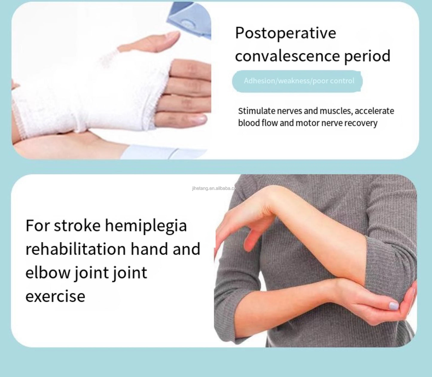 Arm Elbow Joint Multifunctional Combined Rehabilitation Glove Stroke Hemiplegia Cerebral Infarction Flexion Extension Training