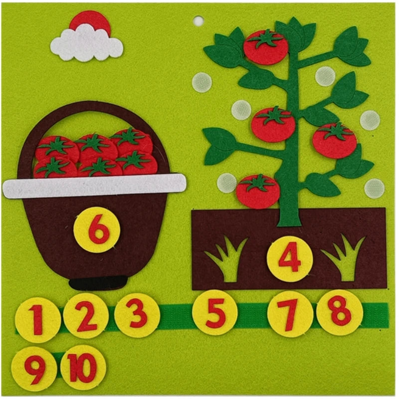 Mathematics Paste Board Math Toys Montessorian Toy Children Educational Pedagogical Learning Didactic Number Education Hobbies