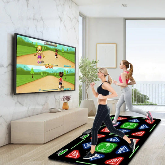 Plush material dance blanket for two people/suitable for family interactive games/dancing/sports/puzzle