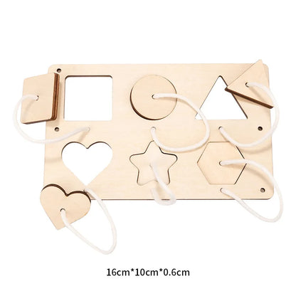 DIY Busy Board Accessories Montessori Education Wooden Game Cognitive Training Infant Early Education Skills Learning Wooden Toy
