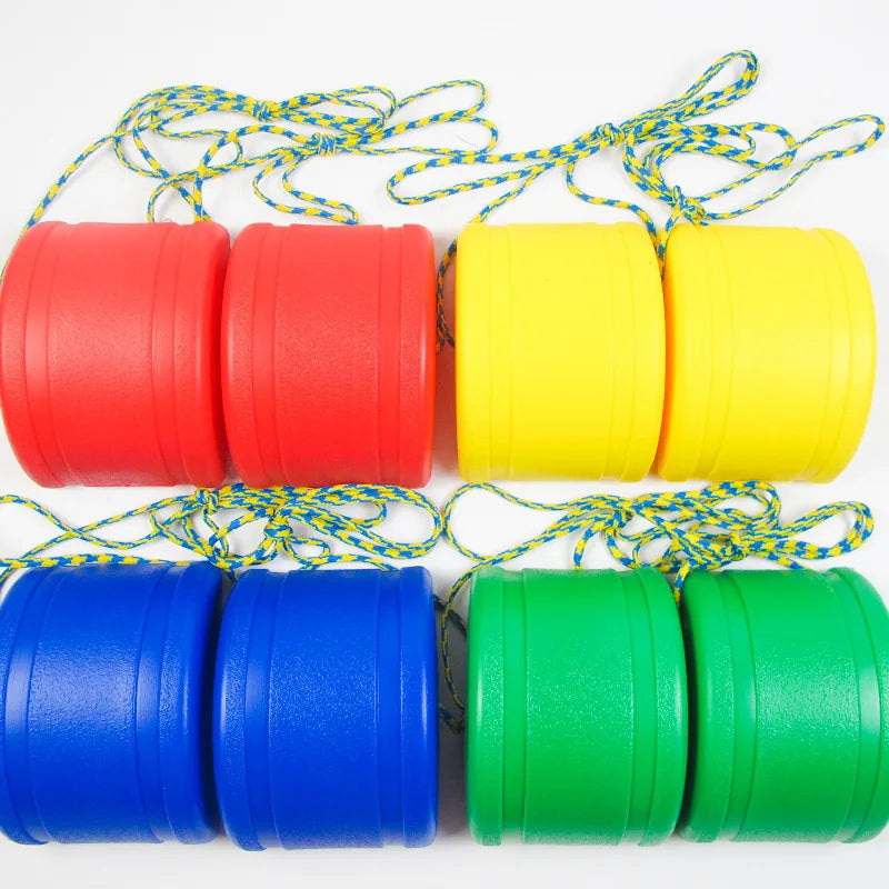 Balance Stepping Stones Set Obstacle Course for Kids Indoor and Outdoor Toy Improves Coordination And Strength Child Safe Rubber