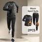 Winter Men's Outdoor Running Sets 2-5 PCS Fitness Morning Jogging Sports Quick-Dry Windproof Cycling Training Joggers Tracksuit