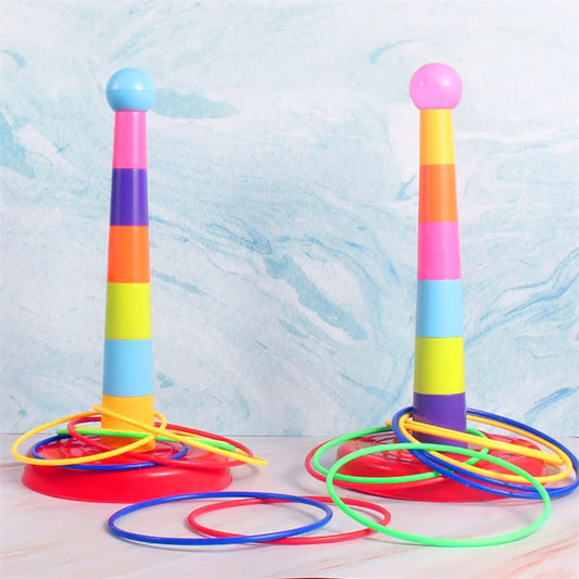 Kids' Throw Circle Game - Stacking Rings Interactive Toyarly Education Gift