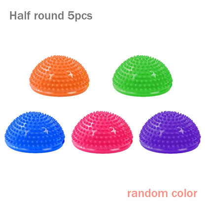 Balance Stepping Stones Set Obstacle Course for Kids Indoor and Outdoor Toy Improves Coordination And Strength Child Safe Rubber