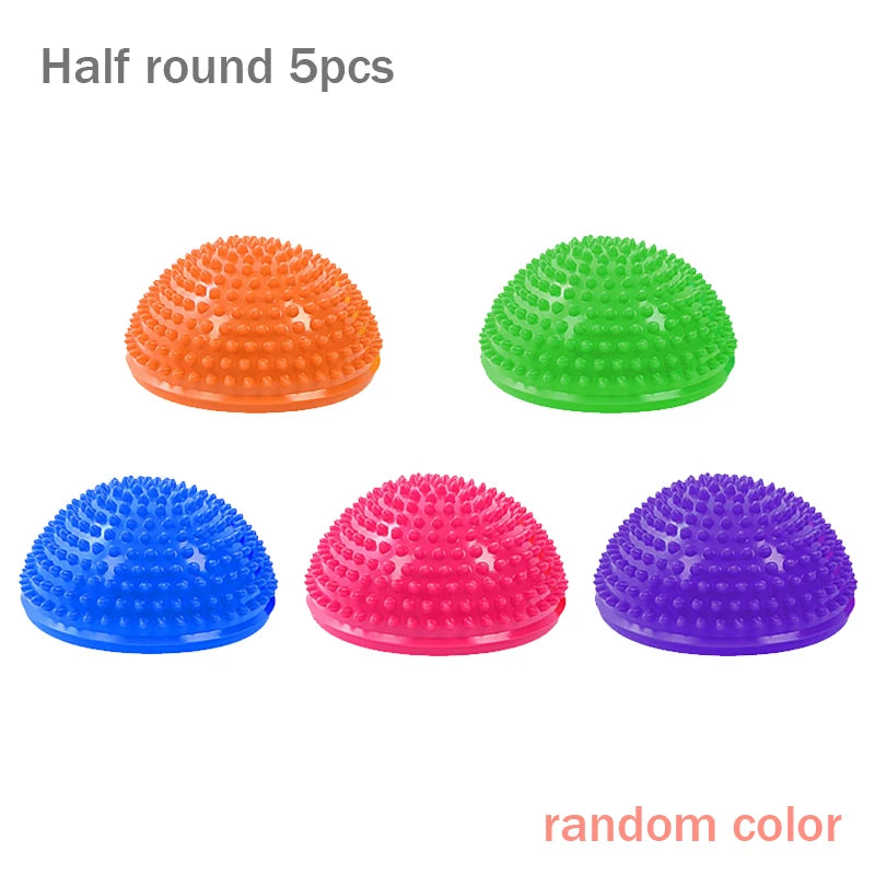 Balance Stepping Stones Set Obstacle Course for Kids Indoor and Outdoor Toy Improves Coordination And Strength Child Safe Rubber