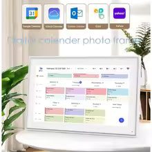 Smart Digital Calendar 10.1in HD Touchscreen Family Planner with Switchable Digital Photo Frame Smart Digital Calendar for Home