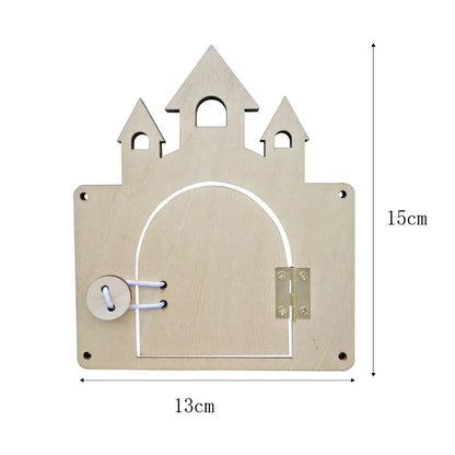 DIY Busy Board Accessories Montessori Education Wooden Game Cognitive Training Infant Early Education Skills Learning Wooden Toy