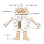 DIY Busy Board Accessories Montessori Education Wooden Game Cognitive Training Infant Early Education Skills Learning Wooden Toy