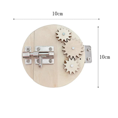 DIY Busy Board Accessories Montessori Education Wooden Game Cognitive Training Infant Early Education Skills Learning Wooden Toy