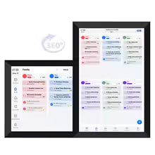 شاشة لمس 10.1" تثبت بمرونة بالمنزل أو بالقسم  خطط  + إطار صور رقمي متبدّل + تقويم ذكي  معززات فورية لانجاز المهام .