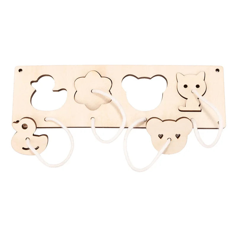 DIY Busy Board Accessories Montessori Education Wooden Game Cognitive Training Infant Early Education Skills Learning Wooden Toy