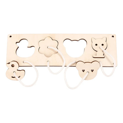 DIY Busy Board Accessories Montessori Education Wooden Game Cognitive Training Infant Early Education Skills Learning Wooden Toy
