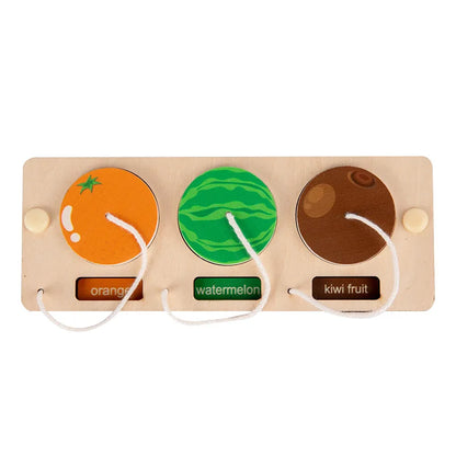 DIY Busy Board Accessories Montessori Education Wooden Game Cognitive Training Infant Early Education Skills Learning Wooden Toy