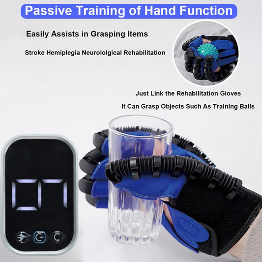 Rehabilitation Robot Glove Hand Finger Training Gloves Stroke Hemiplegia Devices Rehabilitation Hand Function Recovery إعادة تأهيل روبوت قفاز إصبع اليد قفازات التدريب