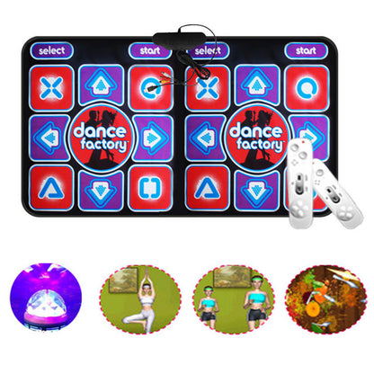 Double Dance Mat For Kids Adults With HD Camera Game Multi-Function Host Dancing Mat For Kids And Adults