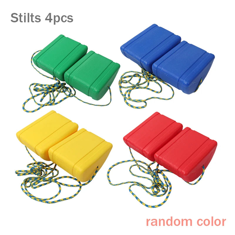 Balance Stepping Stones Set Obstacle Course for Kids Indoor and Outdoor Toy Improves Coordination And Strength Child Safe Rubber