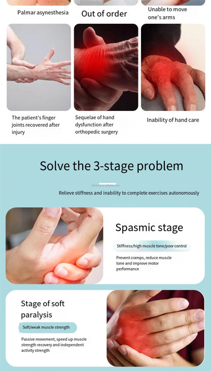 Arm Elbow Joint Multifunctional Combined Rehabilitation Glove Stroke Hemiplegia Cerebral Infarction Flexion Extension Training